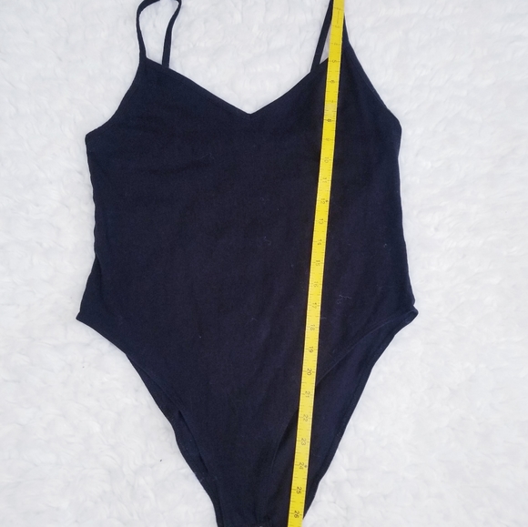H & M black basic bodysuit . Size M - Picture 8 of 14